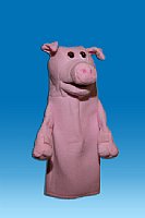 Pig Puppet w/ rods 