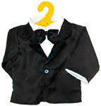 Black Tux, Shirt, & Bow Tie