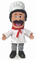 14" Full Body Puppet   - Chef Luigi