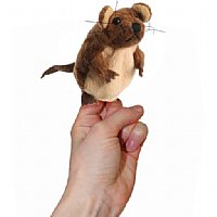 Brown Mouse Finger Puppet