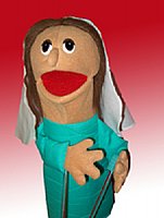 Bible Girl Puppet w/rods