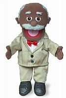 14 " Full Body Hand  Puppet - Pops  African American 