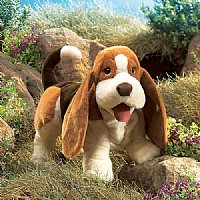 Basset Hound  Dog Puppet 