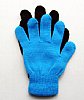  Pair Gloves  1 Aqua 1 Black 