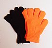  Pair Gloves  1 Orange 1 Black 
