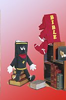 Red Bible Puppet w/ legs