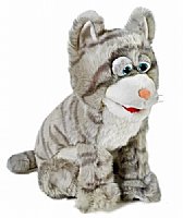 Silly Kitty Puppet (Gray) 