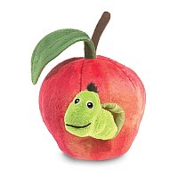 Worm In Apple Finger Puppet 